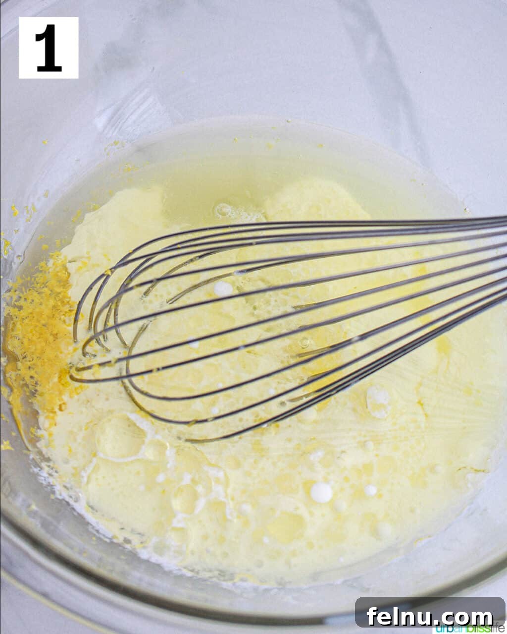 Lemon Basil Bliss Cupcakes 5 Whisking Cupcake Batter