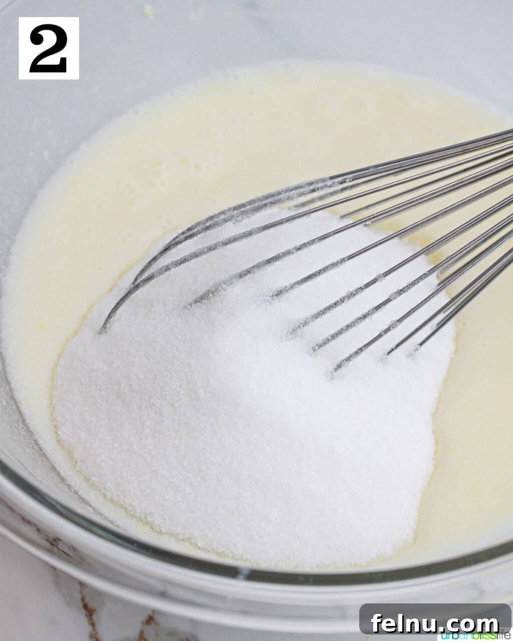Lemon Basil Bliss Cupcakes 6 Adding Sugar to Cupcake Batter