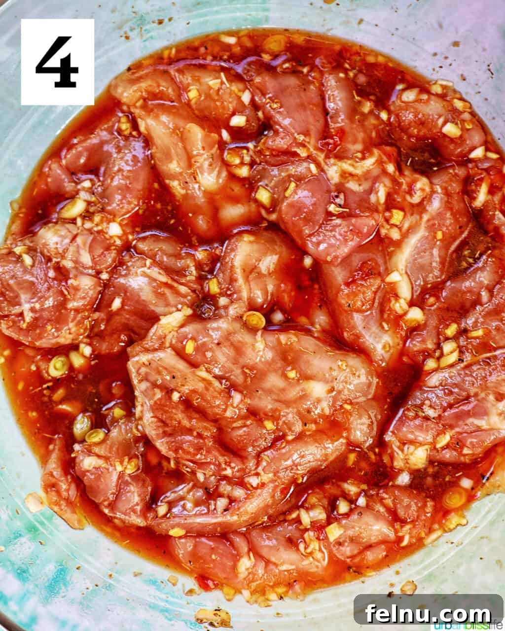 Thai Lemongrass Chicken
Delicious Thai Lemongrass Chicken Recipe 8 Chicken marinating in the flavorful Asian marinade sauce.