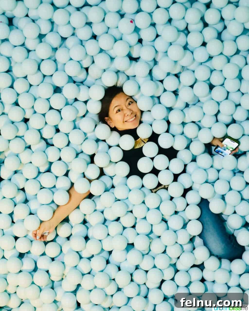 Four-Day New York City Getaway 22 Color Factory NYC Marlynn Ballpit