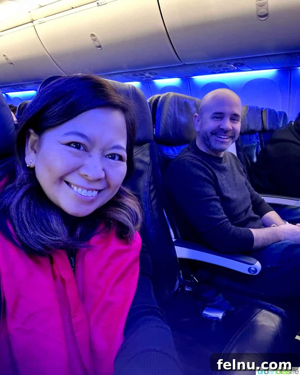Four-Day New York City Getaway 4 Marlynn Alain flying Alaska Airlines Premium Economy PDX to JFK