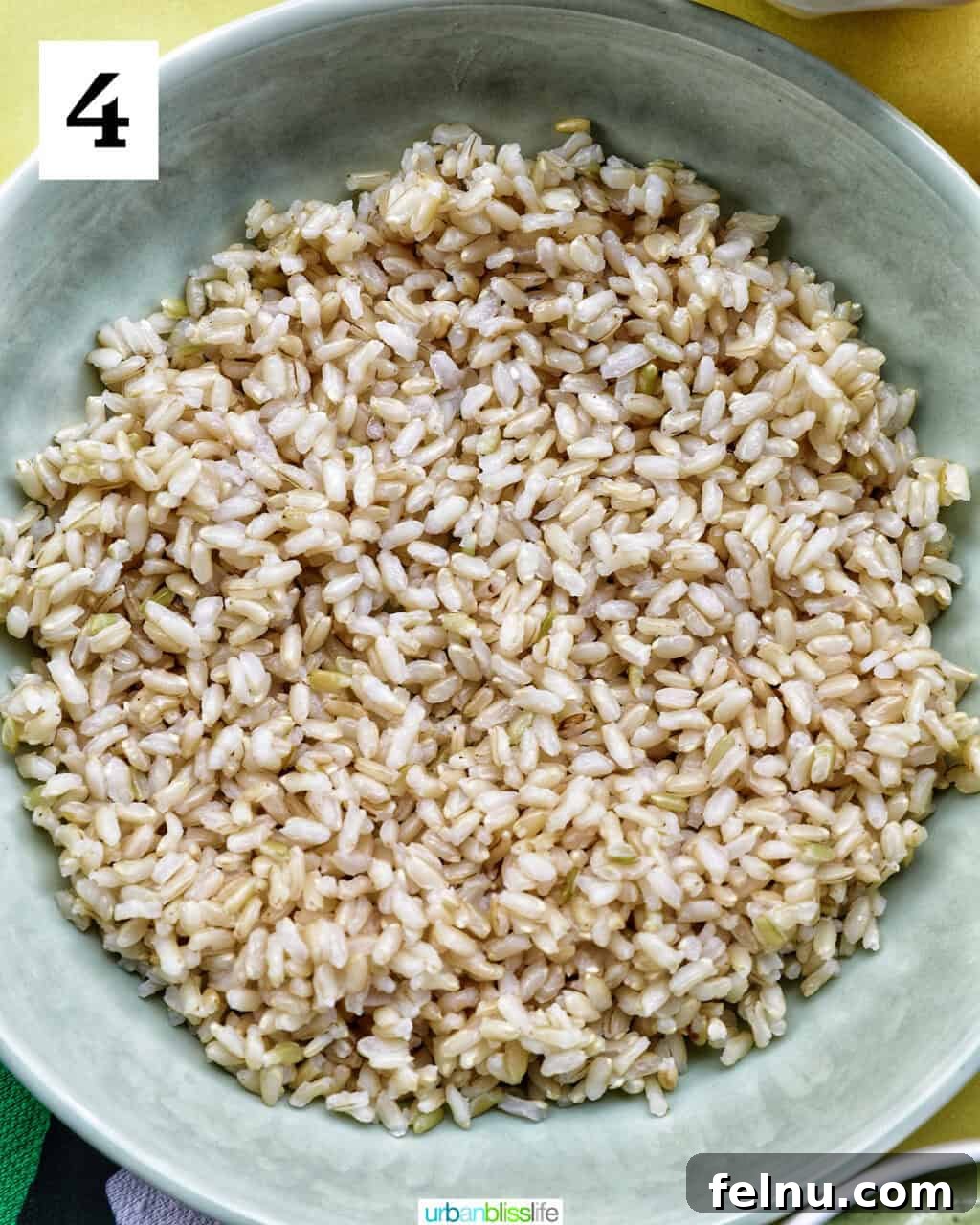 Effortless Fiesta Bowls 9 Bowl of brown rice.