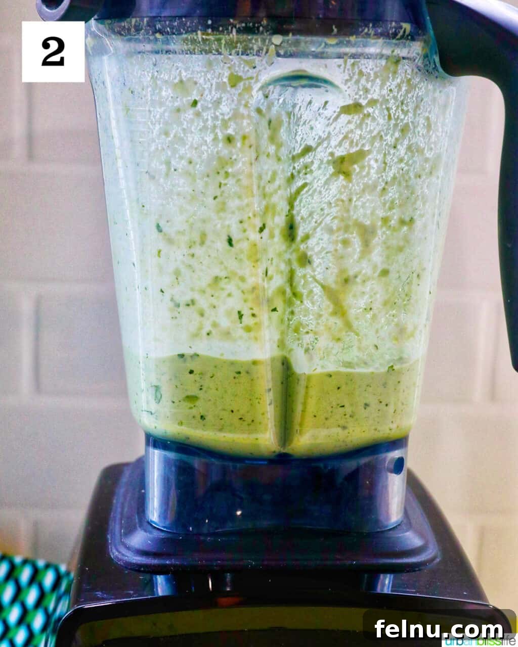 Avocado-Lime Crema, Cilantro Kissed 6 Crema Blending