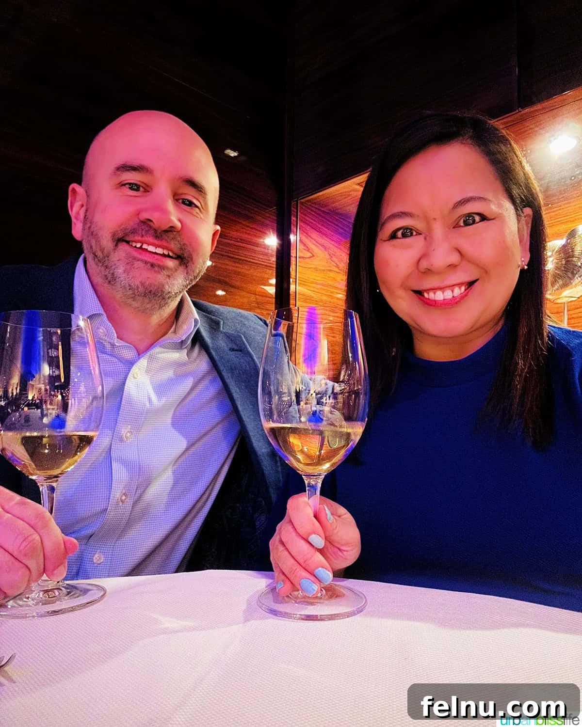 Alain Schotland and Marlynn jayme Schotland at Marea restaurant New York City (NYC)
