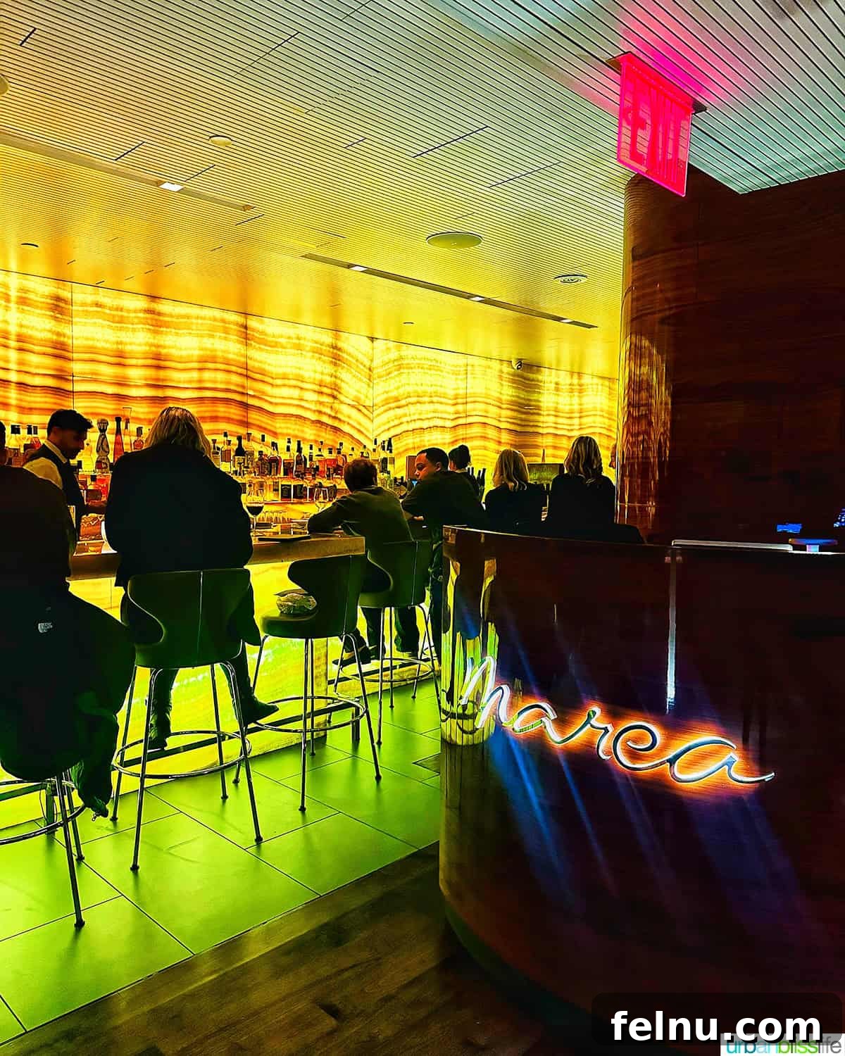 Bar at Marea restaurant New York City (NYC)
