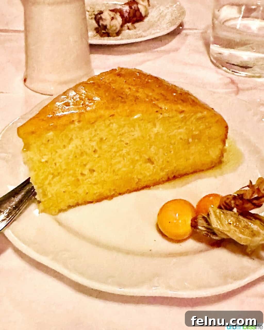 Via Carota NYC: West Village's Authentic Italian Experience 12 A slice of moist and fragrant olive oil cake, a unique and delicious dessert offering at Via Carota.