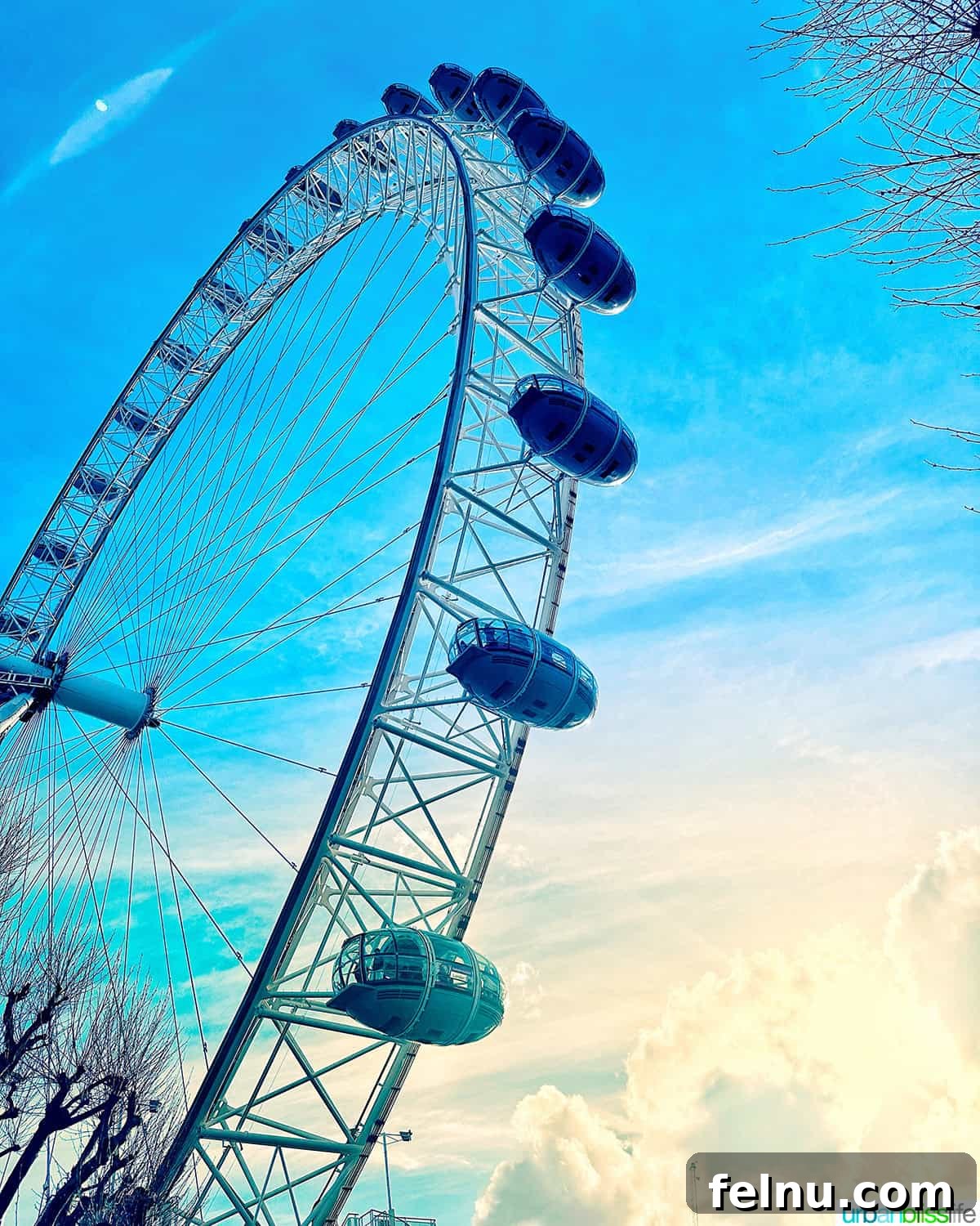 Unlocking London A Five-Day Journey 16 london eye from below