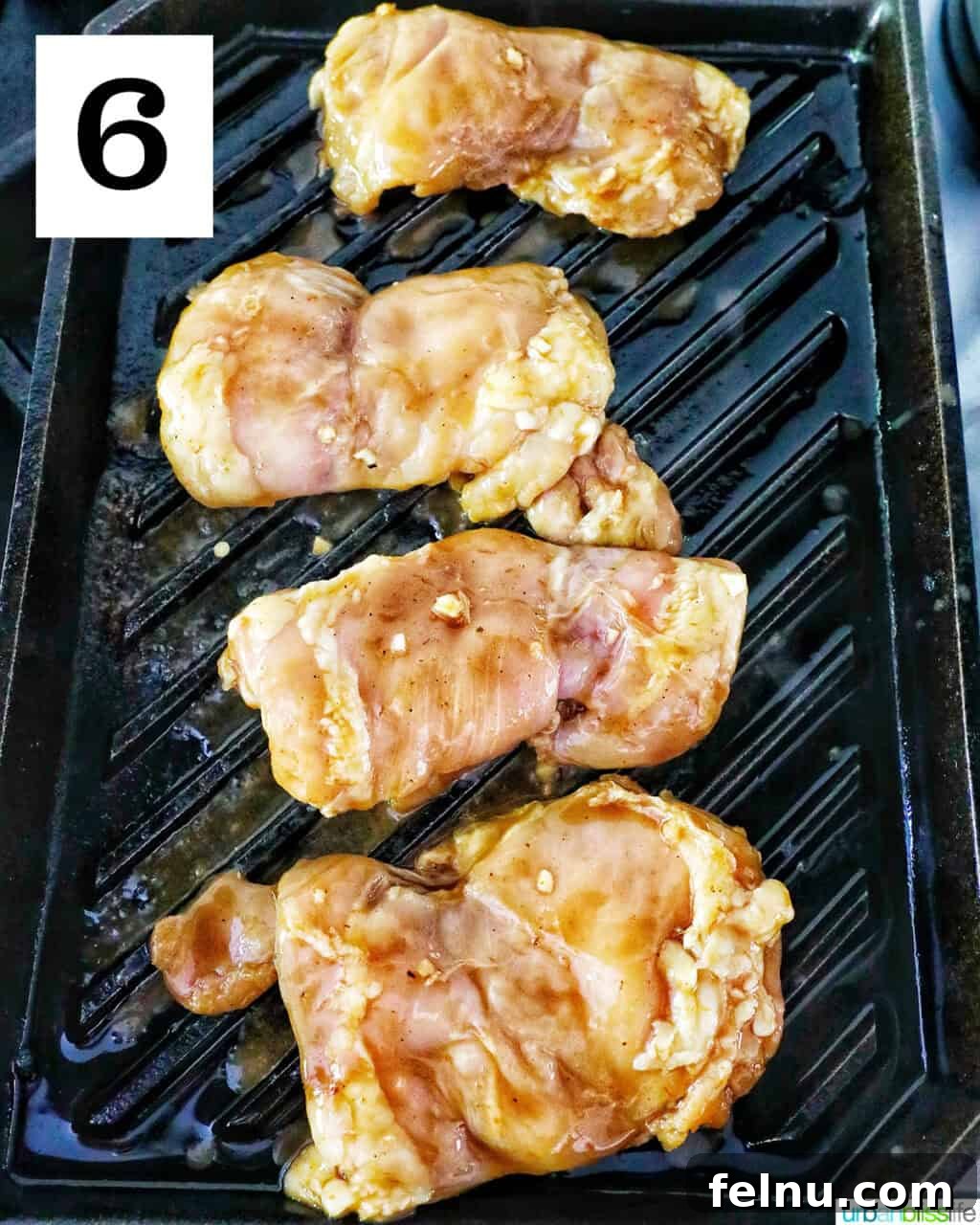Hawaiian Grilled Chicken with Pineapple Glaze 10 Chicken thighs on a grill