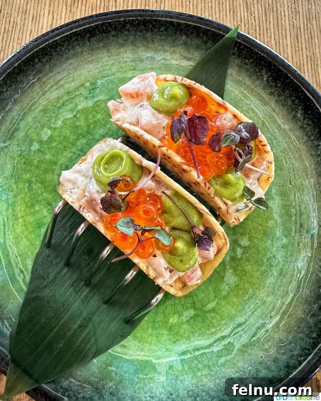 Portland's Premier Asian Fusion: Janken 6 Salmon Tacos at Janken in Portland