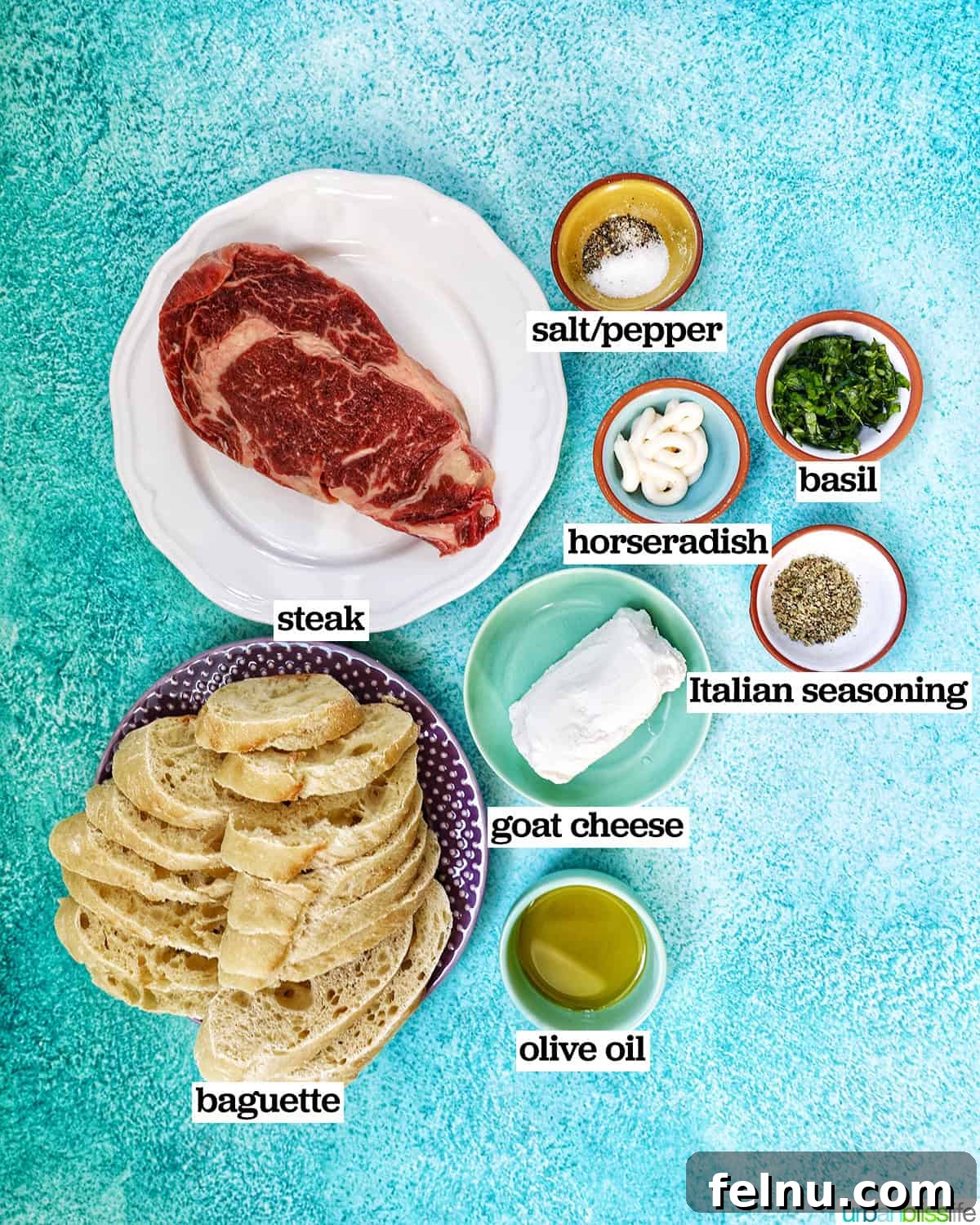 Steak Bites on Toasted Bread 4 Ingredients for steak crostini