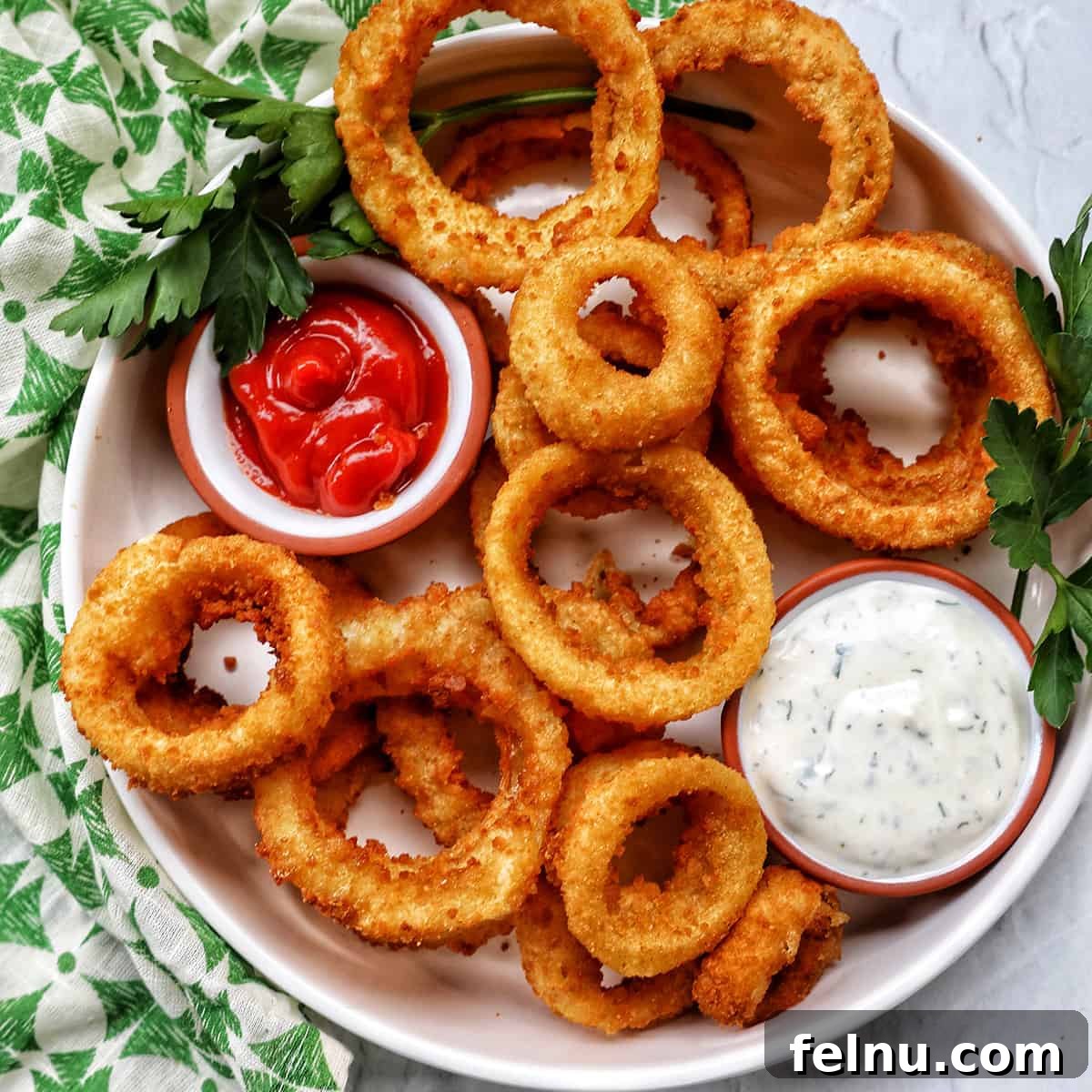 Frozen Onion Rings in the Air Fryer