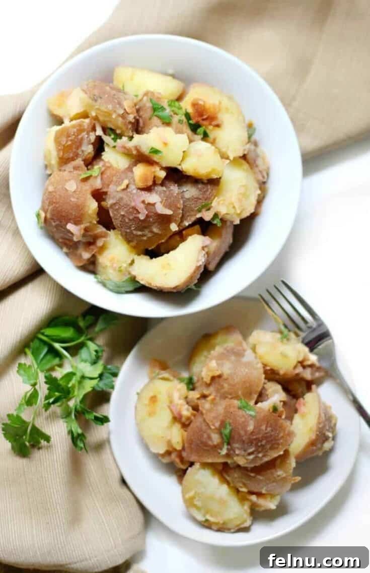 Authentic German Potato Salad (Vegan, Gluten-Free, Paleo)