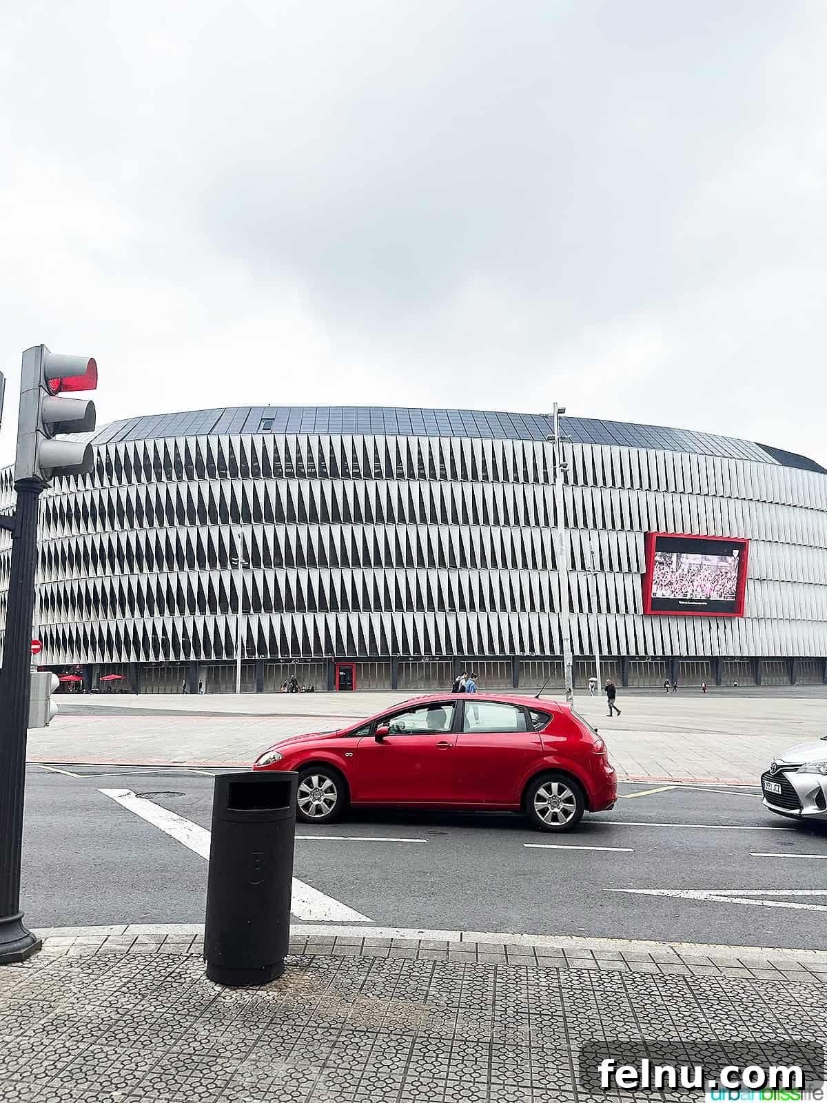 Bilbao Unveiled: Exploring Spain's Basque Masterpiece 17 The impressive exterior of the Athletic Club Bilbao football stadium, Estadio de San Mamés.