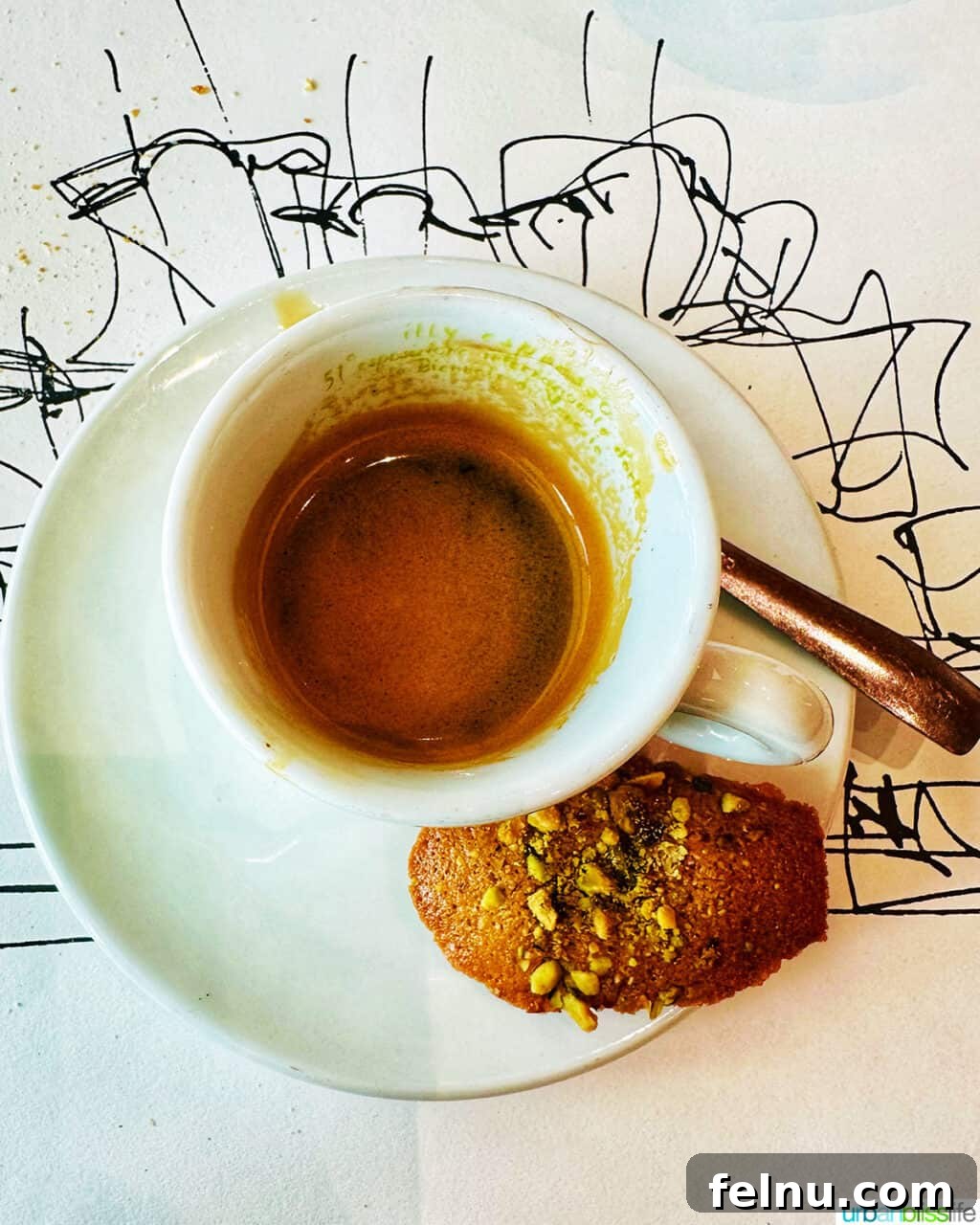 Bilbao Unveiled: Exploring Spain's Basque Masterpiece 28 A perfectly pulled espresso in a stylish cup, served at the Guggenheim Museum restaurant.