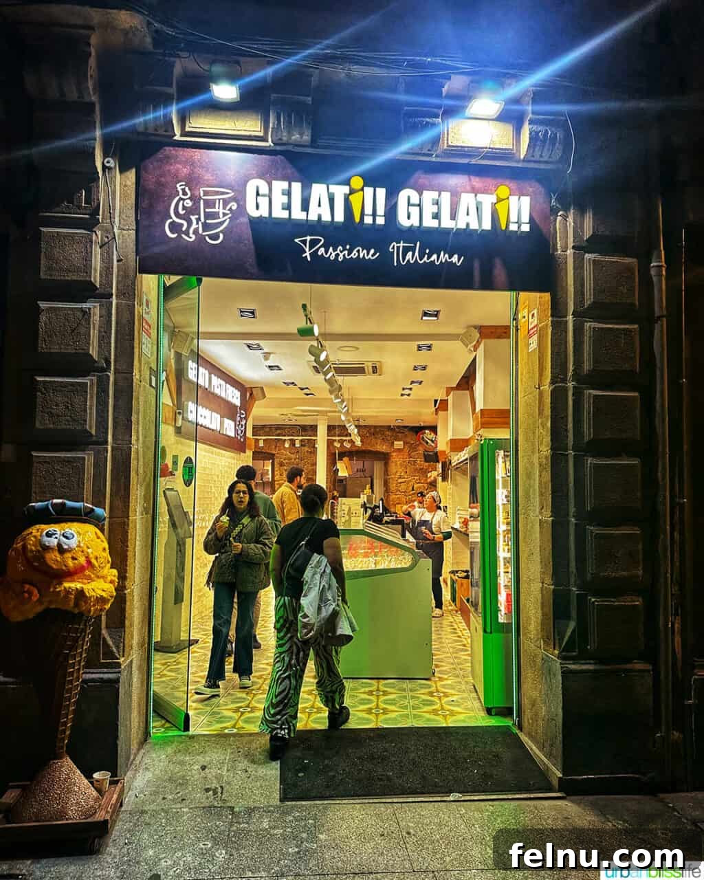 Bilbao Unveiled: Exploring Spain's Basque Masterpiece 32 The charming exterior of Gelati Gelati, a popular gelato shop in Bilbao.