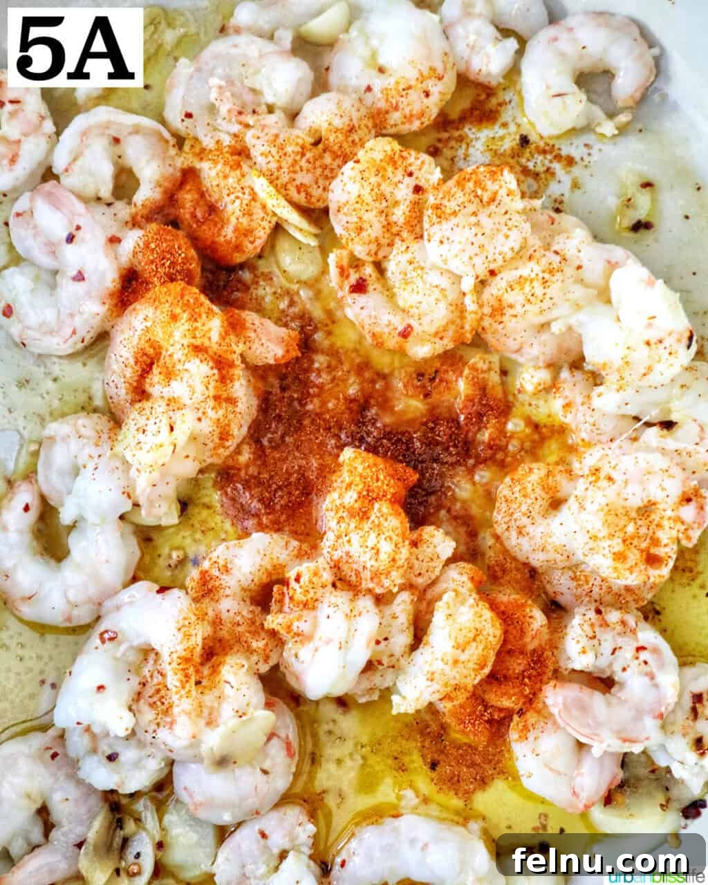 Savory Shrimp Bites 9 paprika sprinkled over shrimp.