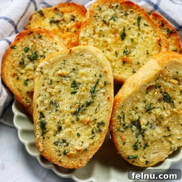 Air Fryer Garlic Bread