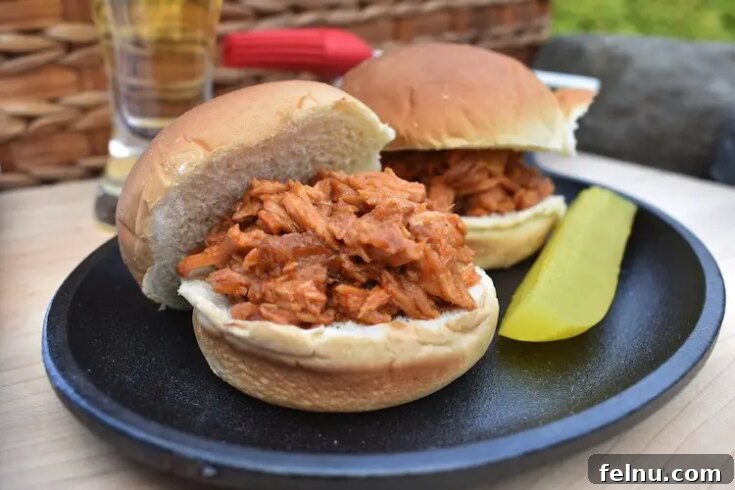 Slow Cooker Pulled Pork from knifeandpaddle.com.