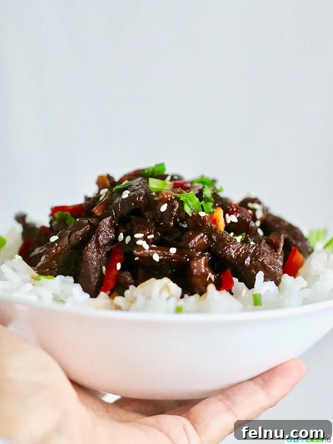 Slow Cooker Mongolian Beef.