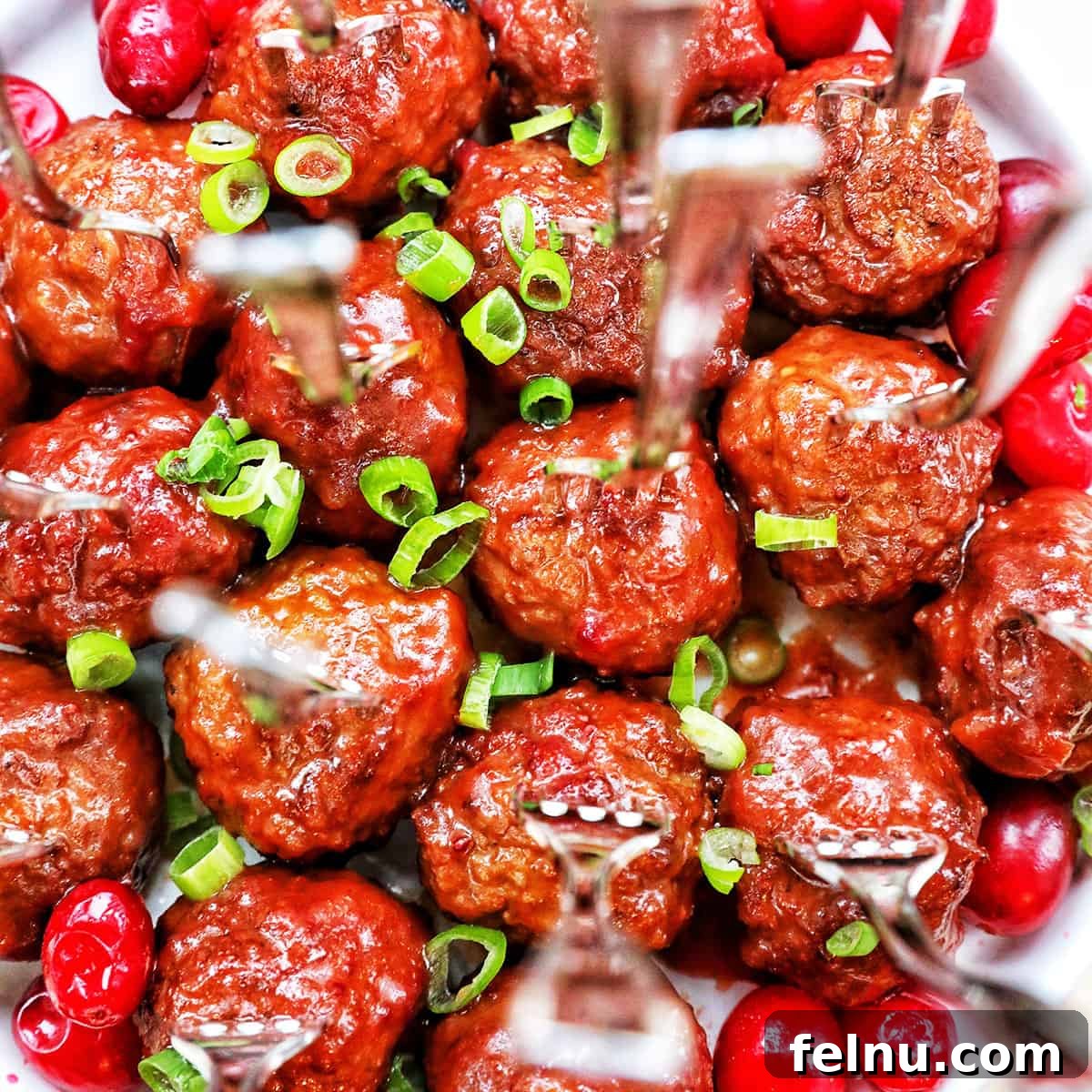 Cranberry Meatballs.