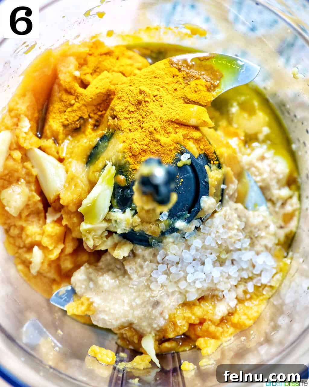 Golden Butternut Squash and Roasted Garlic Spread 11 ingredients to make butternut squash dip in a food processor.