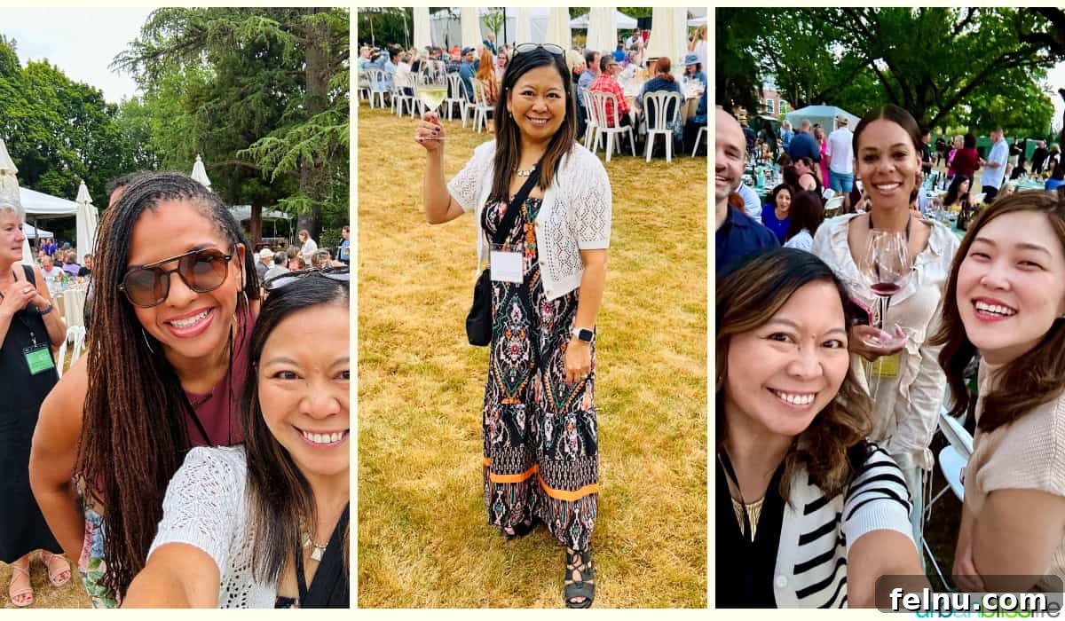 The World Pinot Noir Gala 17 Another cherished moment with Marlynn and friends, capturing the spirit of connection and enjoyment at IPNC.
