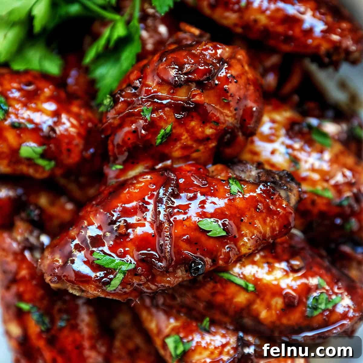 Filipino Adobo Chicken Wings, featuring rich umami flavors.