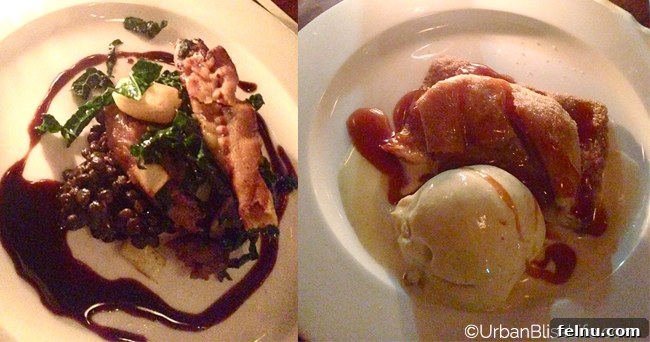 Serratto's Fine Dining 3 Serratto a Portland Oregon Restaurant - duck and dessert