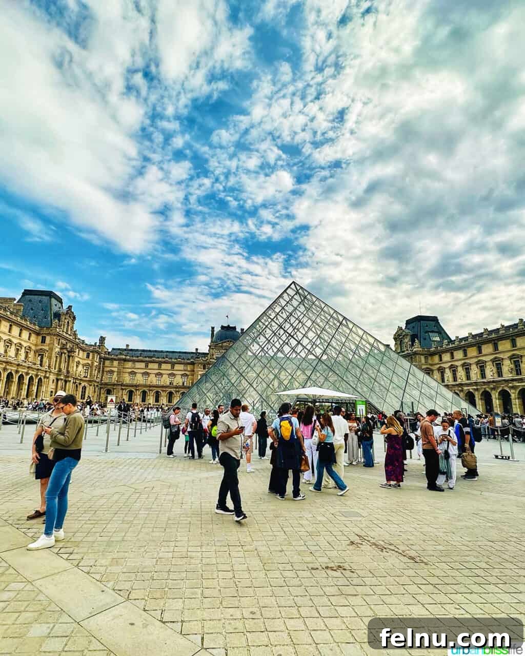 Louvre Pyramid in Paris