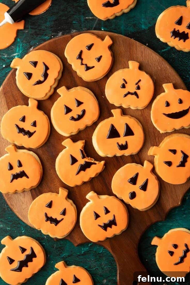 Halloween Pumpkin Cookies