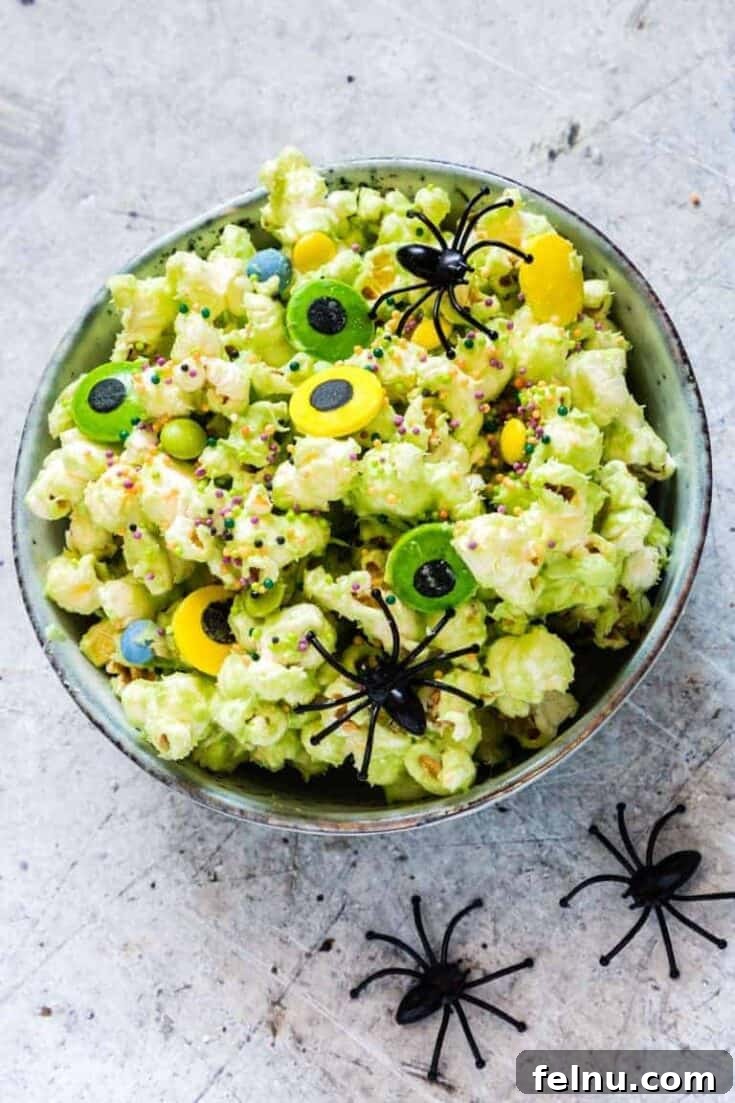 Monster Halloween Popcorn
