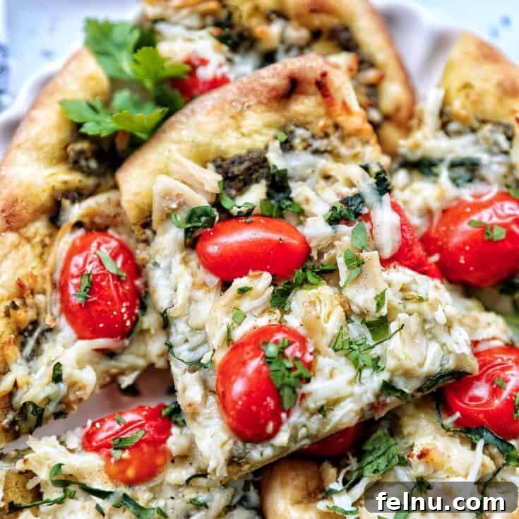 Chicken Pesto Flatbread