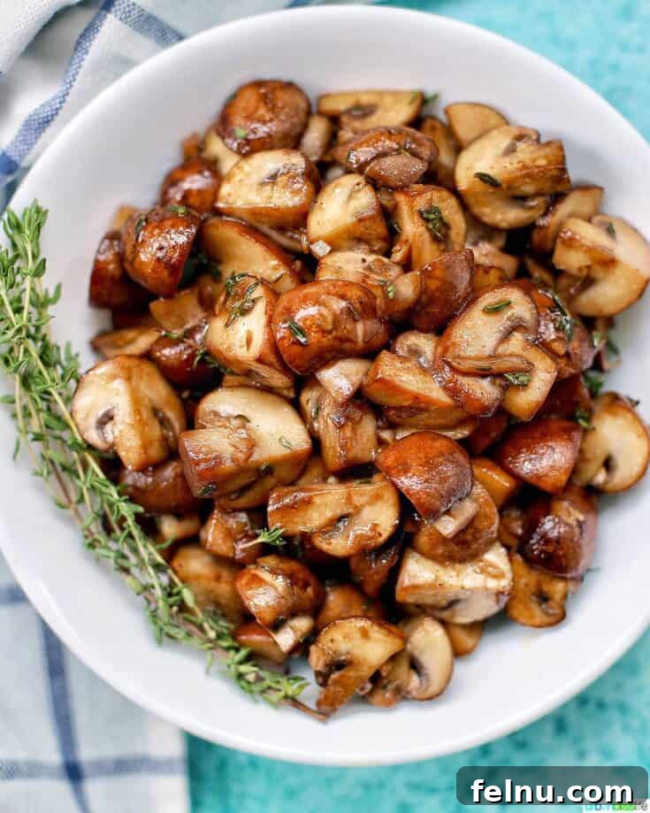 Mushroom Marsala - A Quick and Easy Dairy-Free Side Dish for Thanksgiving