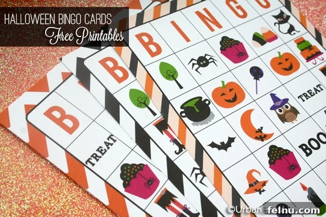 Spooktacular Free Printable Halloween Bingo 6 Halloween Bingo Cards Printables 04