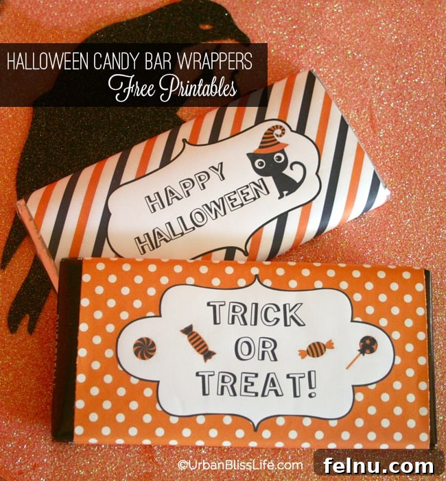 Spooktacular Free Printable Halloween Bingo 7 Halloween Candy Bar Wrapper Printables