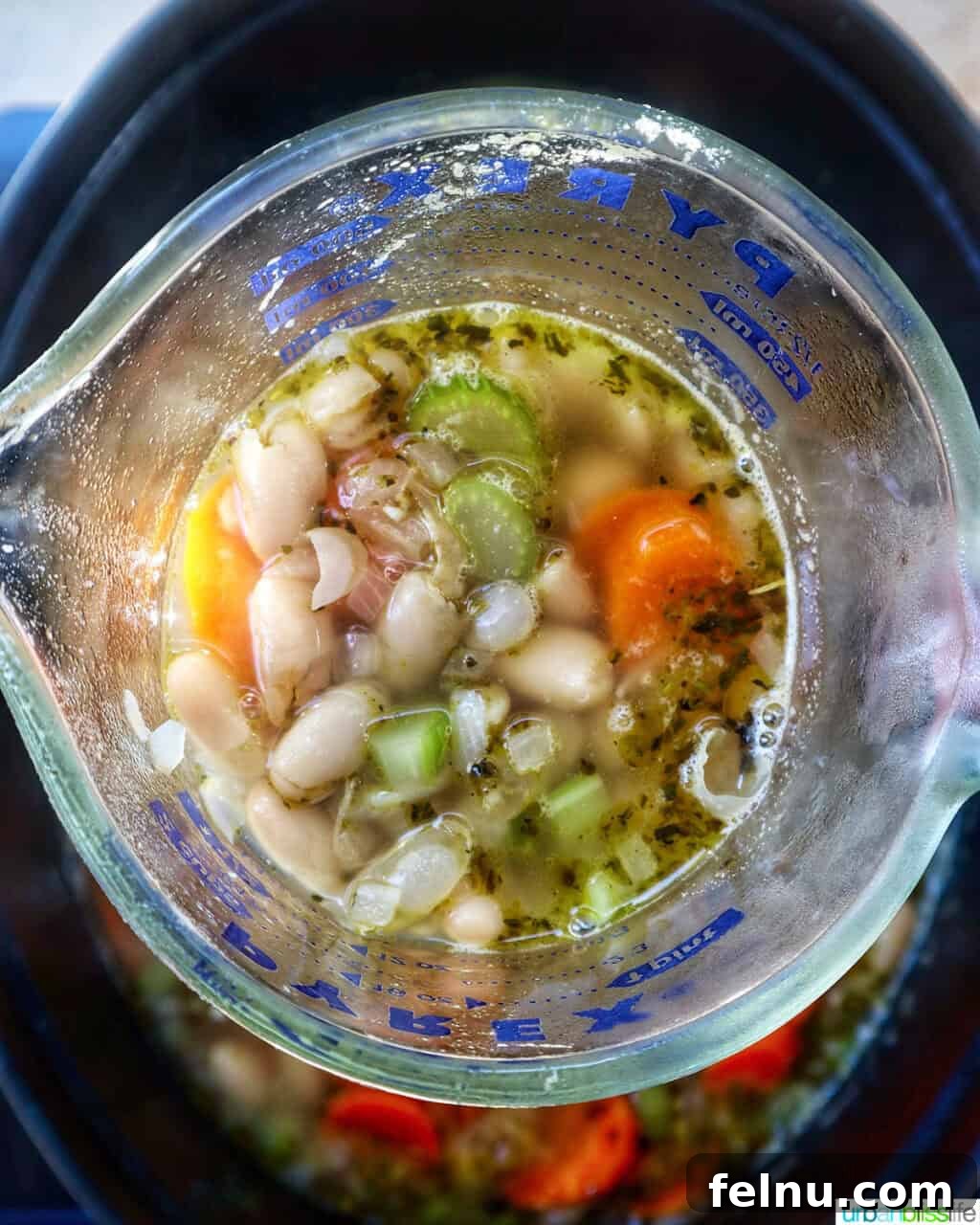 Tuscan Kale and White Bean Soup: A Hearty Italian Classic 14 Measuring cup of soup ingredients