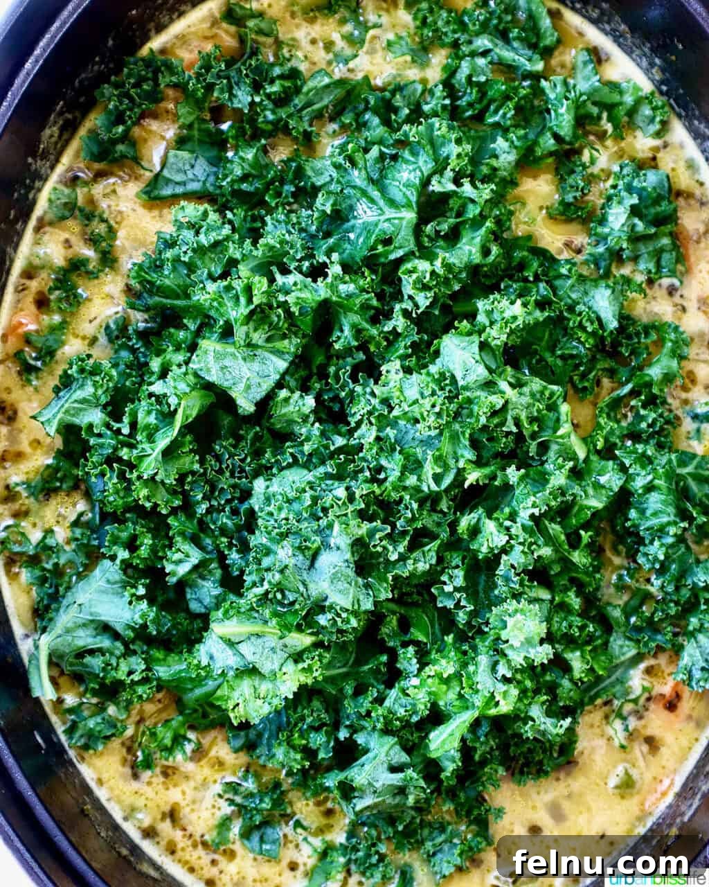 Tuscan Kale and White Bean Soup: A Hearty Italian Classic 18 Tuscan kale and white bean soup in a Dutch oven