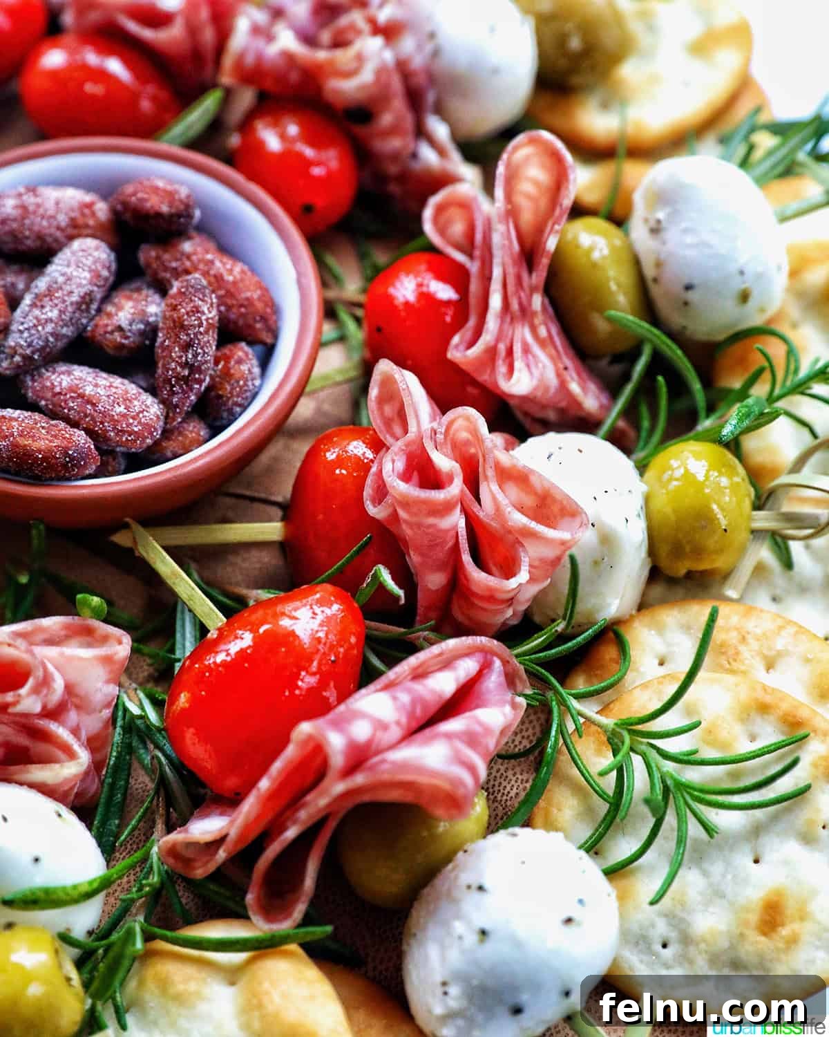 Antipasto Holiday Wreath 17 Antipasto Christmas wreath appetizer