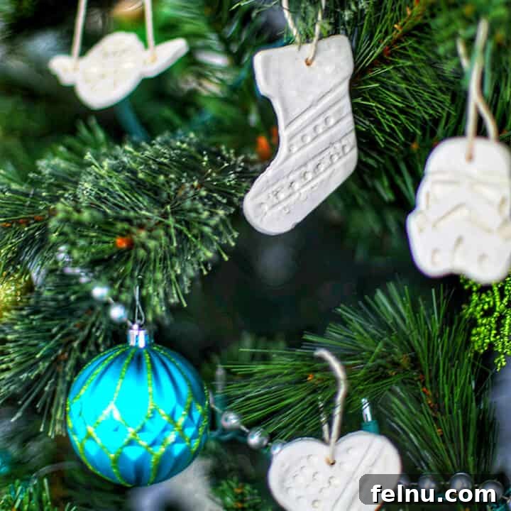 Baking Soda Clay Keepsake Decorations 8 baking soda ornaments