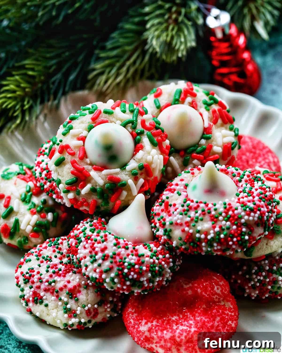 Christmas Cookies on Plate