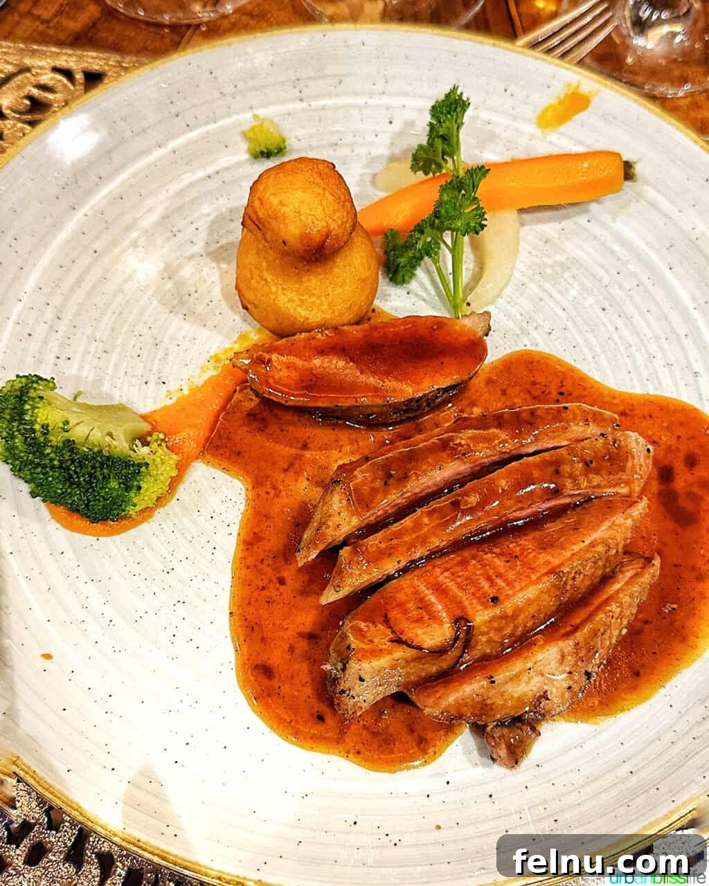AmaWaterways: A Gastronomic Journey on Europe's Rivers 25 AmaWaterways River Cruise Duck Breast