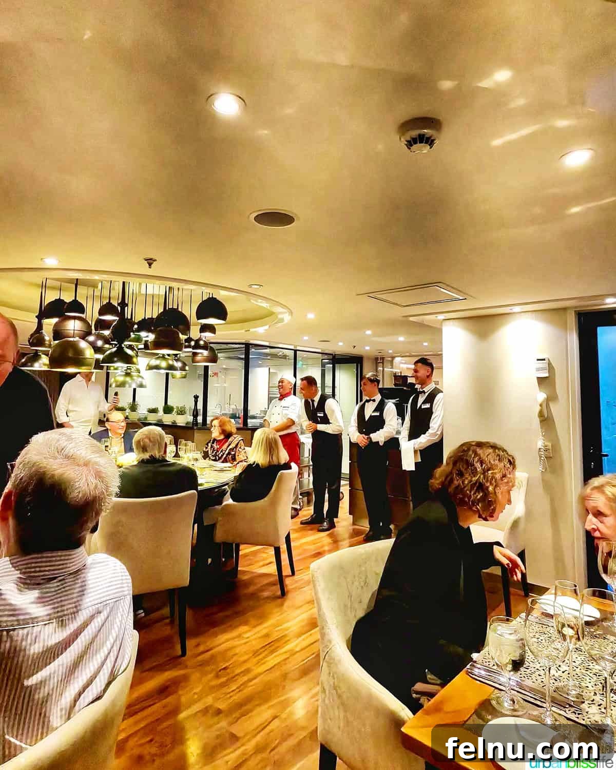 AmaWaterways: A Gastronomic Journey on Europe's Rivers 26 AmaWaterways River Cruise Chef's Table Restaurant
