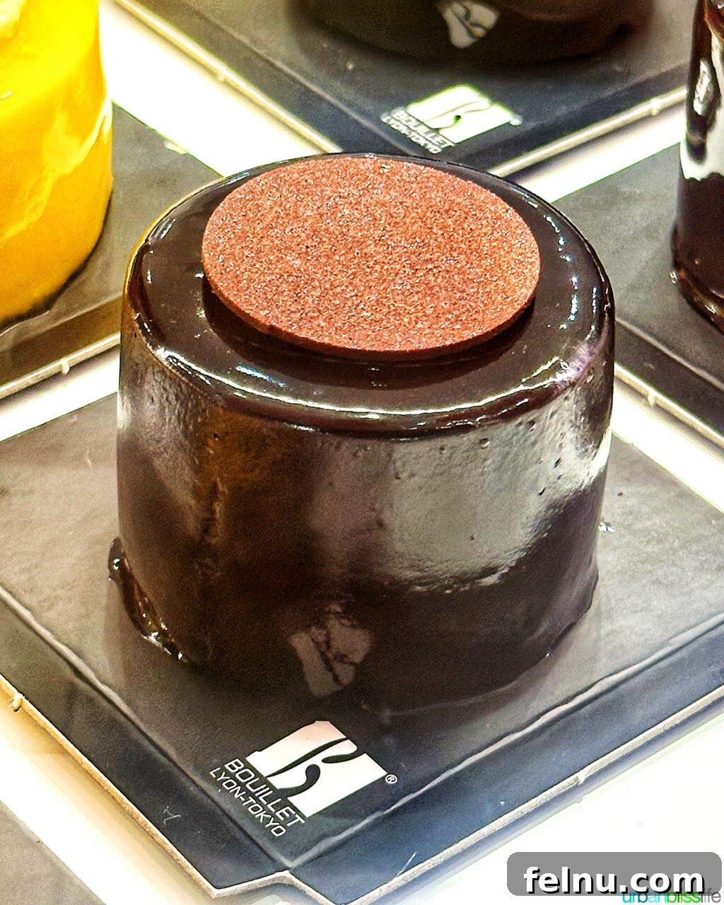 Paul Bocuse Lyon Food Hall 17 chocolate pastry at Les Halles food market in Lyon