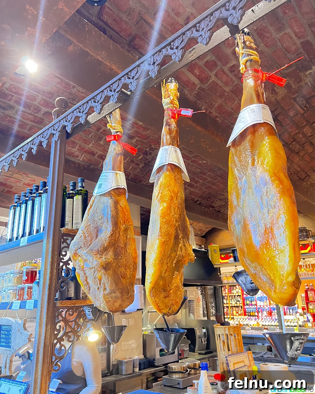 Paul Bocuse Lyon Food Hall 8 butcher stand at les halles food market in Lyon, France