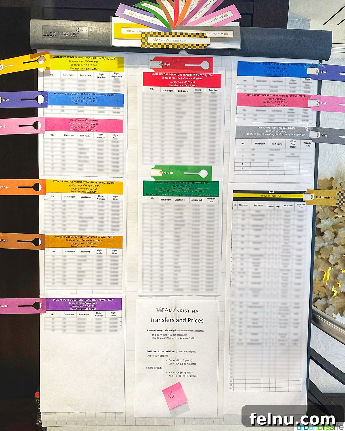 River Cruise: A Beginner's Bliss 9 AmaWaterways disembarkation chart