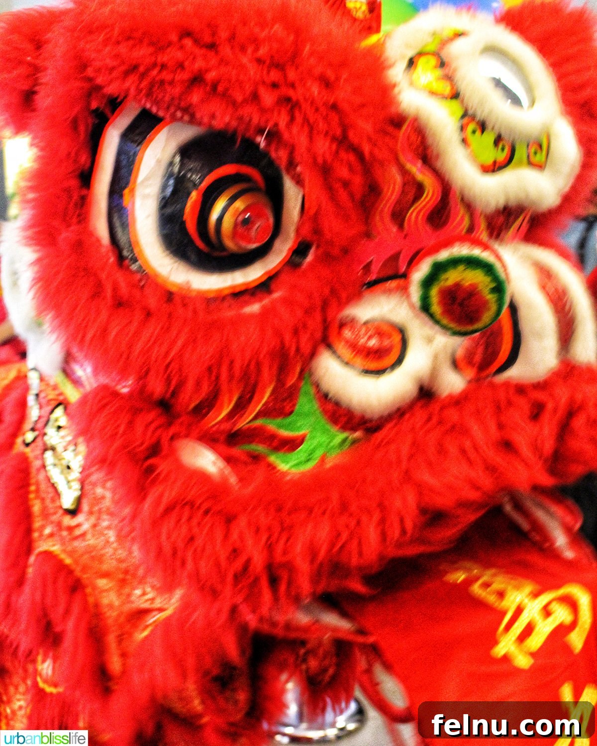 Delicious Recipes to Ring in the Lunar New Year 6 A vibrant red Chinese dragon, symbolizing good fortune and prosperity for Lunar New Year.