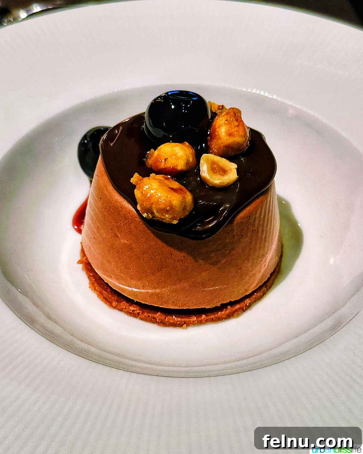 Carlotto's New York Slice 14 Chocolate mousse at Carlotto restaurant in NYC.
