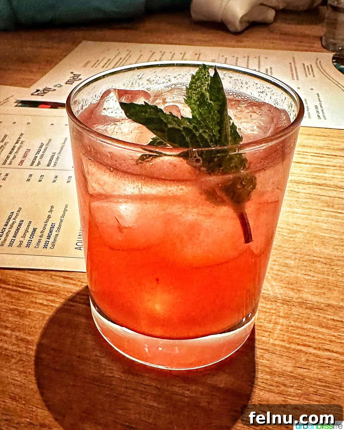 Hav and Mar Restaurant New York City 11 cocktail.