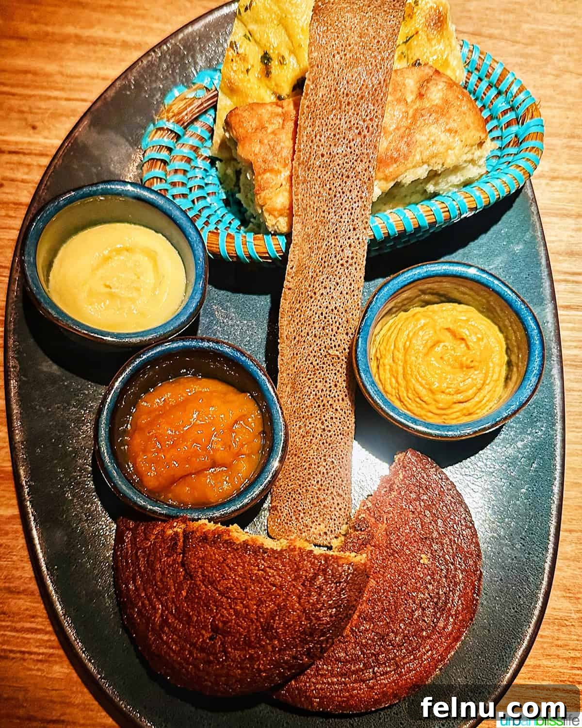 Hav and Mar Restaurant New York City 5 bread basket at Hav and Mar restaurant in New York City, New York.