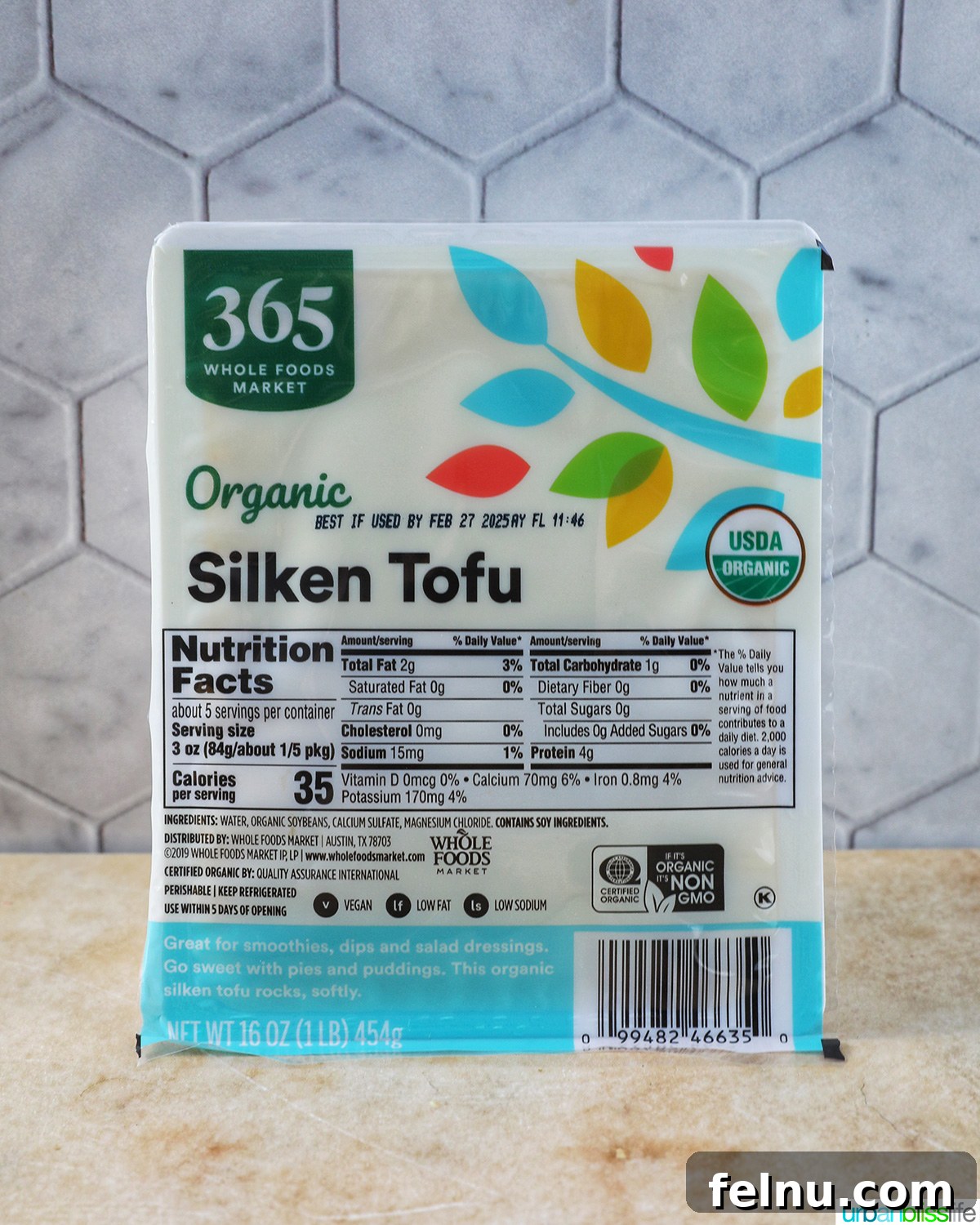 Seamless Swaps: Egg Substitutes for Every Dish 9 A package of silken tofu, indicating its smooth texture ideal for blending into an egg substitute.
